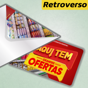 Adesivo Vinil Retroverso Vinil transparente e Branco  Colorido Brilho Sem acabamento 