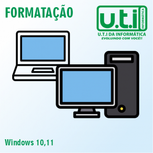 Formatação de Computadores ou Notebook      