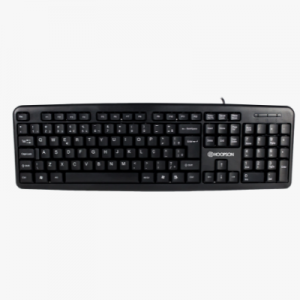 Teclado office ABNT 2 preto, USB, Digitação silenciosa, Hoopson TPC-058      